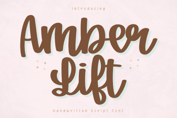 Amber Lift: A Warm Script Font for Your Brand