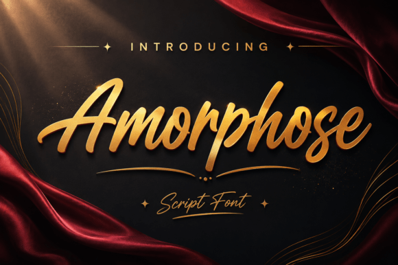 Amorphose: The Script Font for Modern Brand Identity