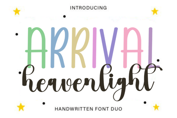 Arrival Heavenlight: A Festive Typeface for Web Design