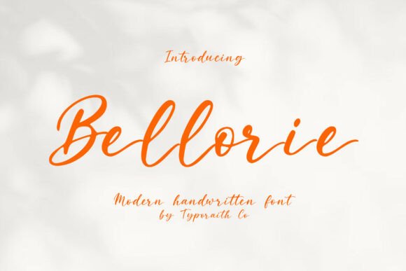 Bellorie: A Modern Handwritten Font for Web Design