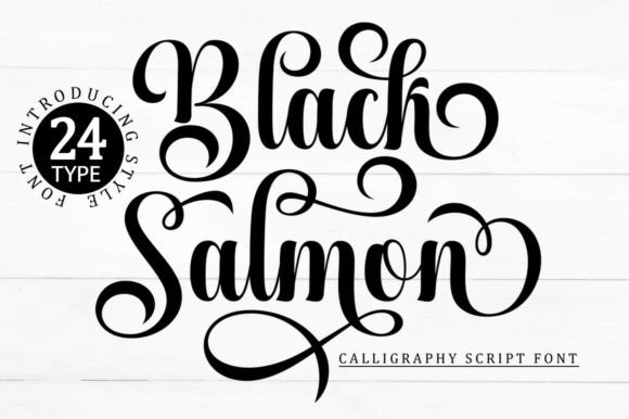 Black Salmon: A Premium Script Typeface for Web Design