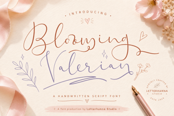 Blooming Valerian: The Elegant Font for Your Brand