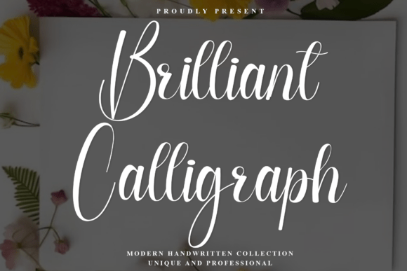 Brilliant Calligraph: A Modern Script Font for Editorial Design