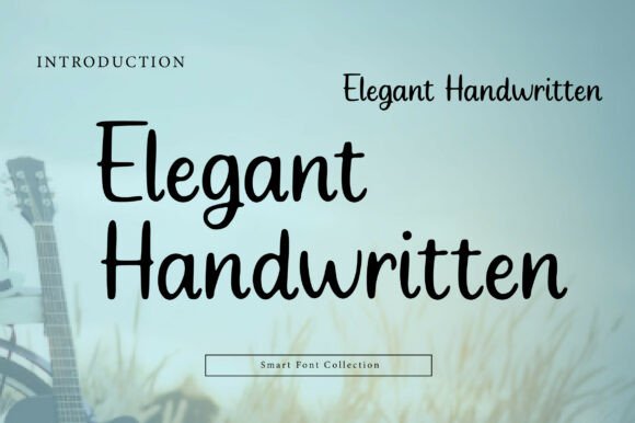 Elegant Handwritten: A Premium Script Font for Editors