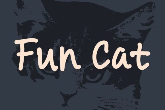 Fun Cat: A Charming Handwritten Font for Editorial Design