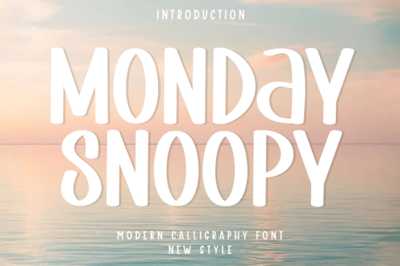 Monday Snoopy: A Crisp Script Font for Modern Campaigns
