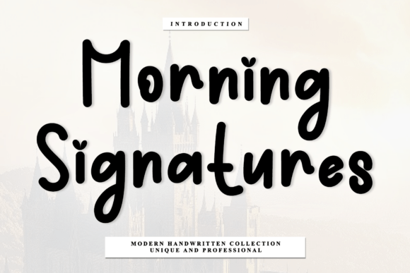 Morning Signatures: A Timeless Handwritten Font for Campaigns
