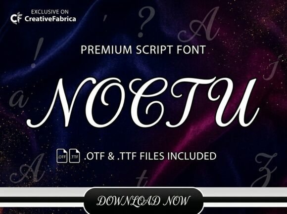 Noctu: A Midnight Display Font for Web Design