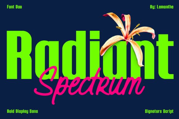 Radiant Spectrum: A Modern Font Duo for Editors