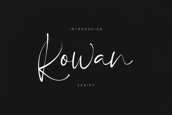 Rowan: The Human Script Font for Campaigns