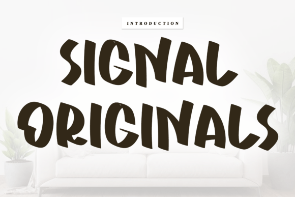 Signal Originals: A Handwritten Font for Campaigns