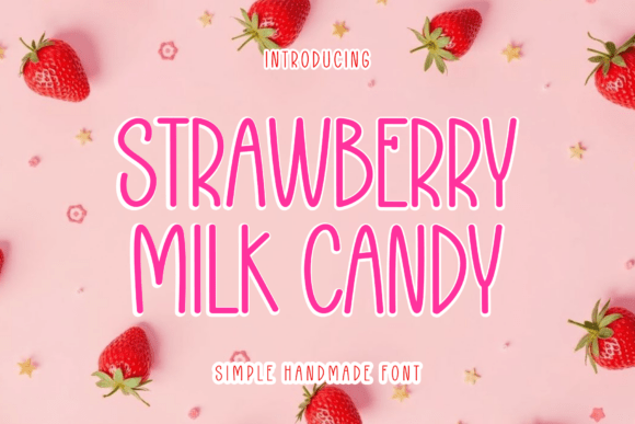 Strawberry Milk Candy: A Sweet Typeface for Web Design