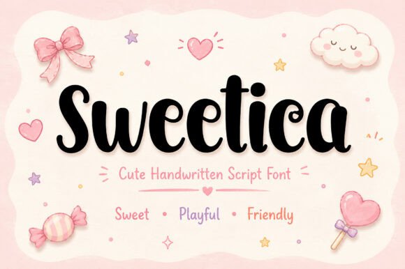 Sweetica: A Playful Handwritten Font for Campaigns