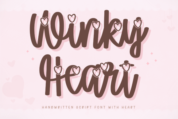 Winky Heart: A Playful Script Font for Web Design